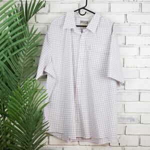 Duluth Trading Co White/Blue/Orange Plaid 2XL Relaxed